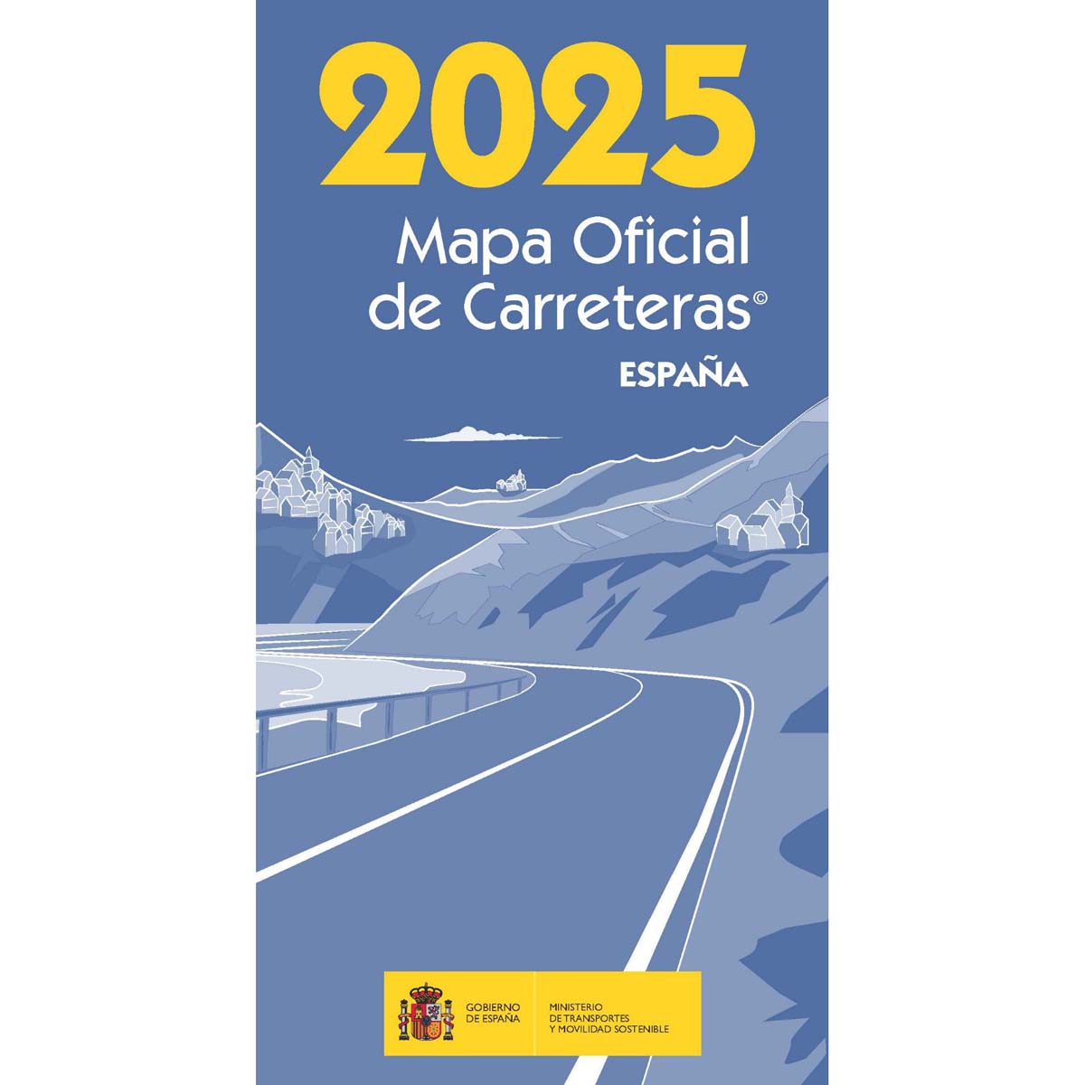 Mapa Oficial de Carreteras de España 2025 ed. 60  MITMA