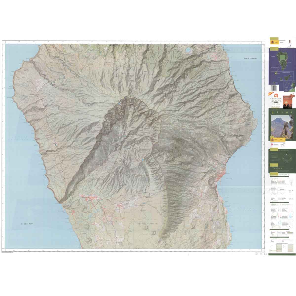  Parque Nacional de la Caldera de Taburiente. Mapa + guía (castellano)