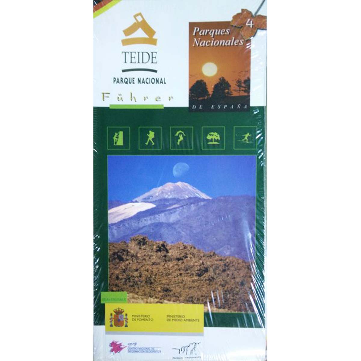 Parque Nacional del Teide. Mapa guía (alemán/deutsch)