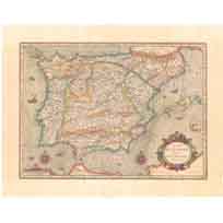 Totius Hispaniae Nova Descriptio 1633 - Jodocus Hondius