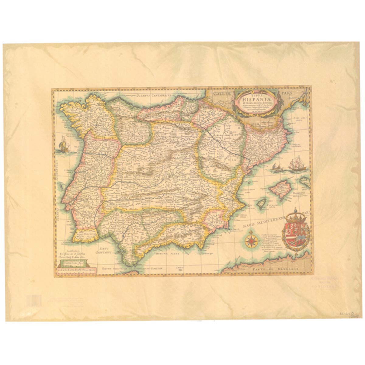 Typus Hispaniae. 1631 - Henricus Hondius / Hessel Gerritsz