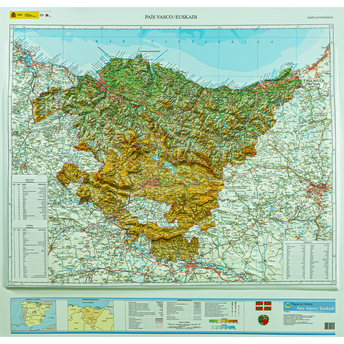 Relieve del País Vasco/Euskadi en 3D ed. 2026