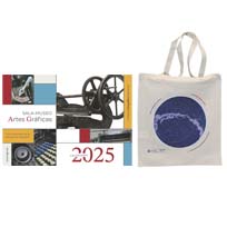 Pack - Calendario 2025 + Bolsa tela (Planisferio Celeste)