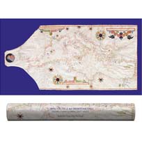 Pack - Carta náutica del Mediterráneo + Tubo especial