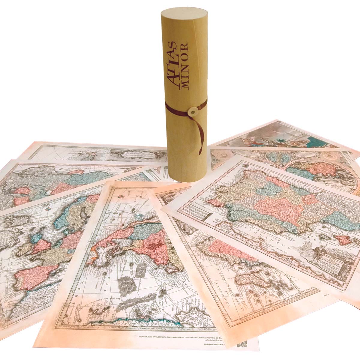 Tapetes en pack Atlas Minor [ca.1744]